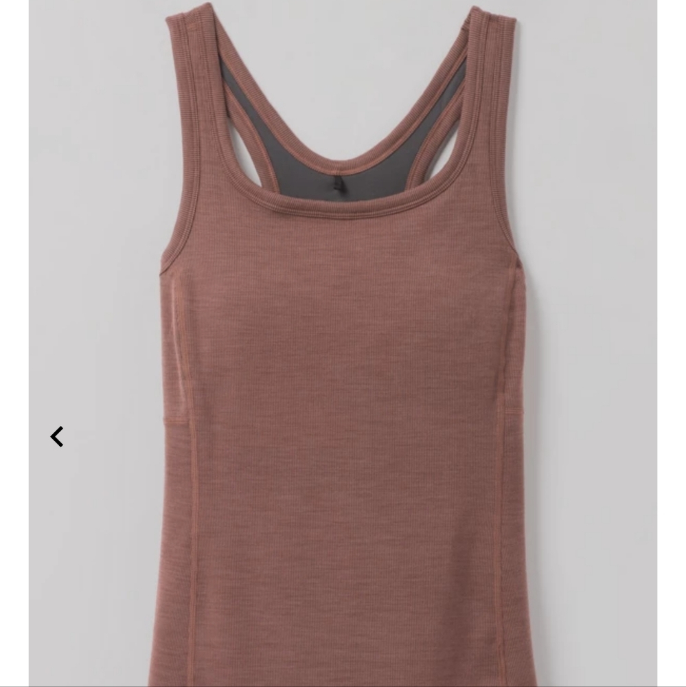 Prana becksa yoga tank built in bra size small